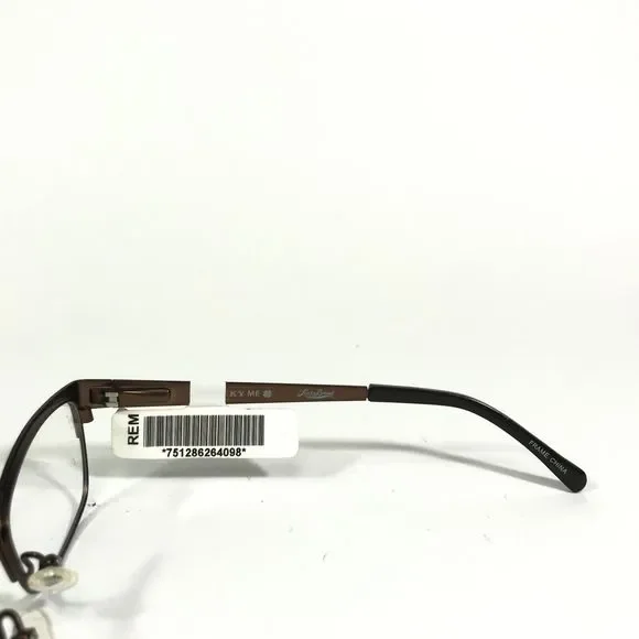 Lucky Brand WIGGLE BROWN Kids Eyeglasses Frames Rectangular Cat Eye 49-17-130 - Picture 8 of 12